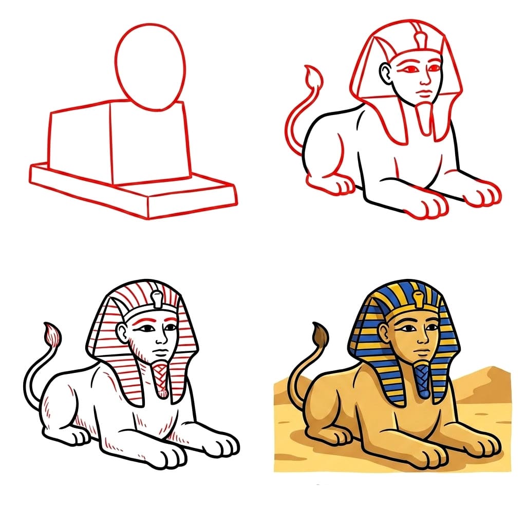 Sphinx Drawing Ideas