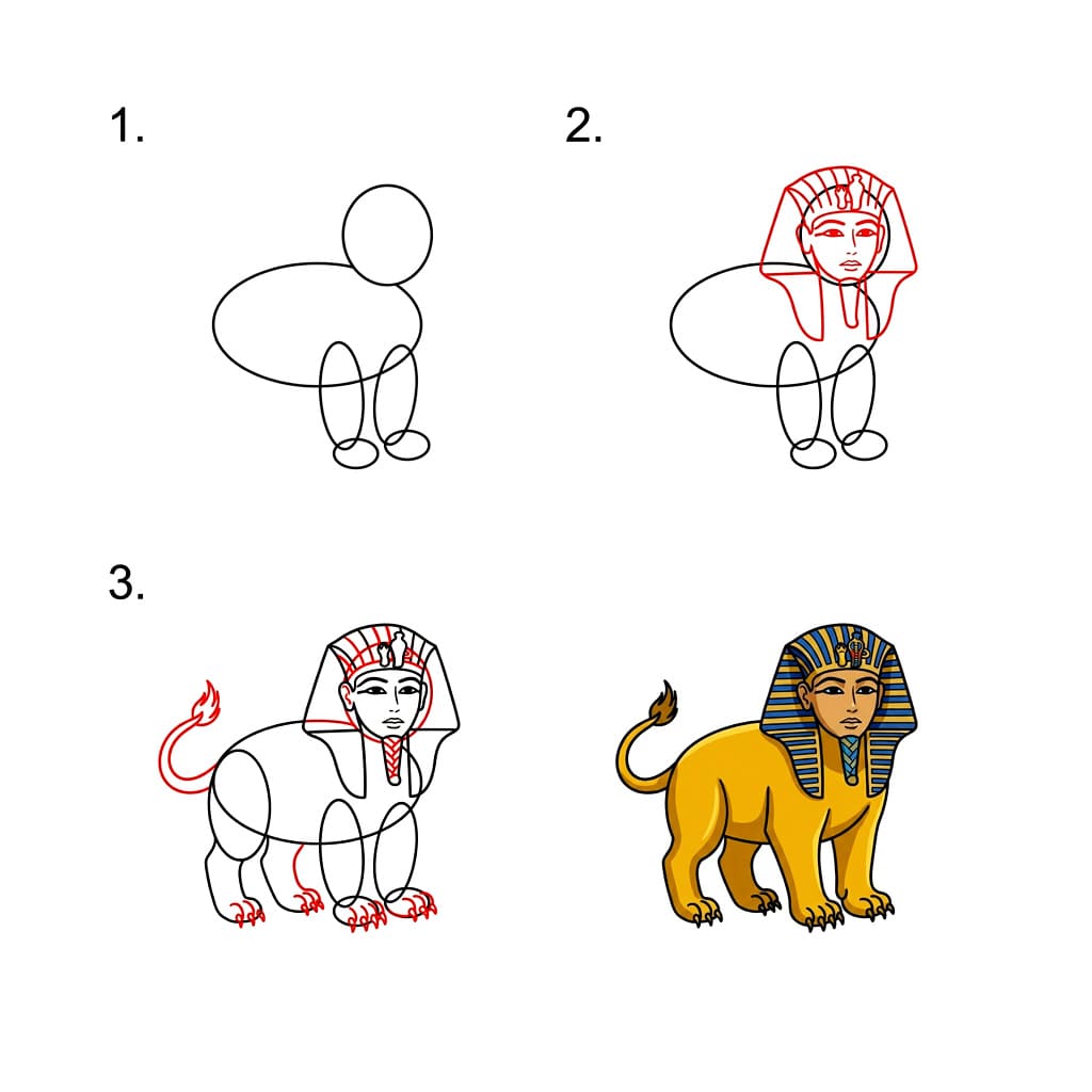The Sphinx Drawing Ideas