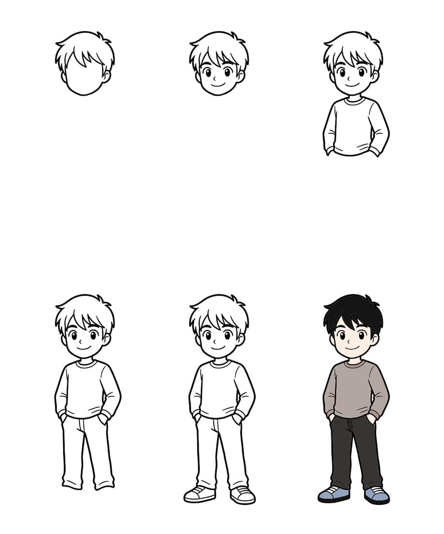 Anime man Drawing Ideas