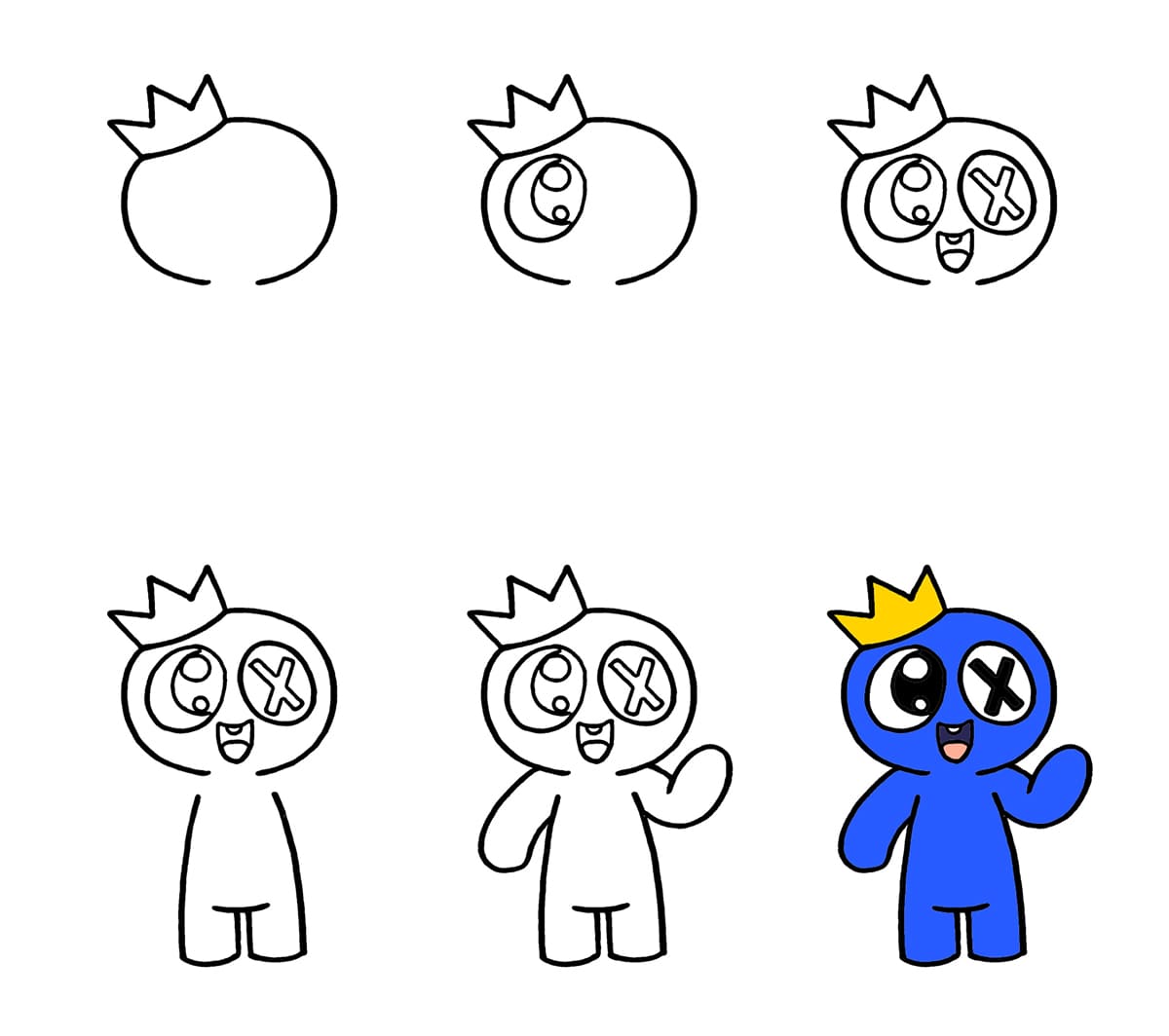 Chibi Blue Drawing Ideas