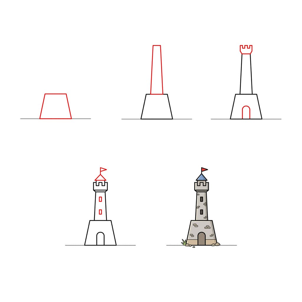 Chimney tower Drawing Ideas