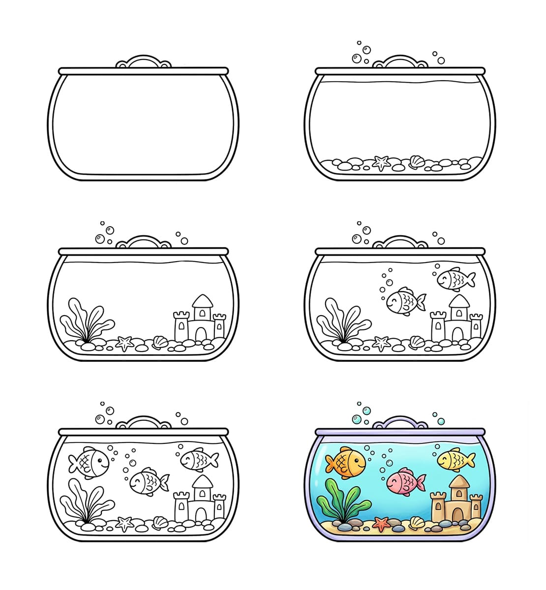 Aquarium Drawing Ideas