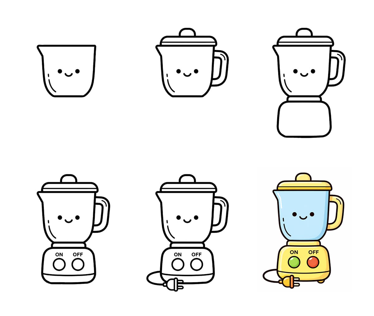 Kawaii Blender Drawing Ideas
