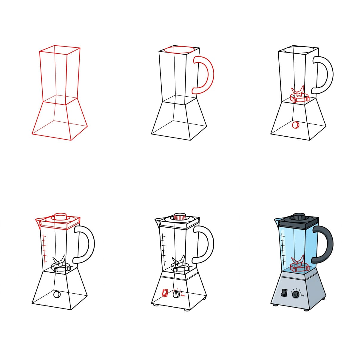 Modern Kitchen Blender Drawing Ideas