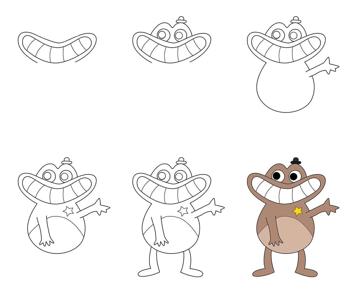 Sheriff Toadster Drawing Ideas