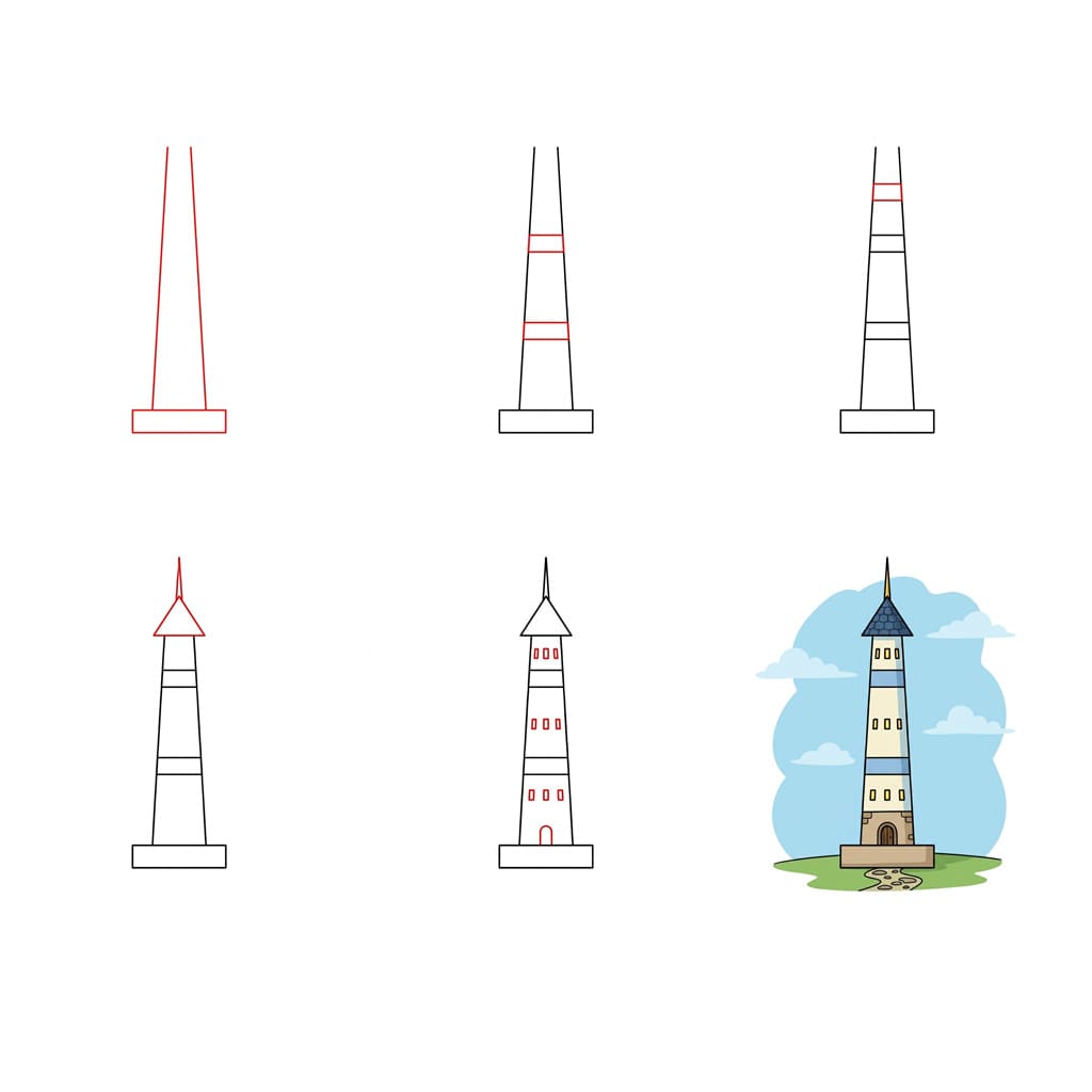 Wizard Tower Drawing Ideas