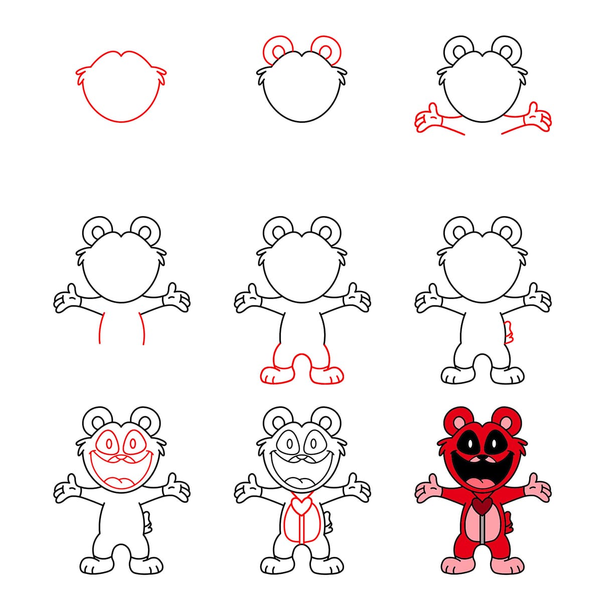 Bobby Bearhug Drawing Ideas