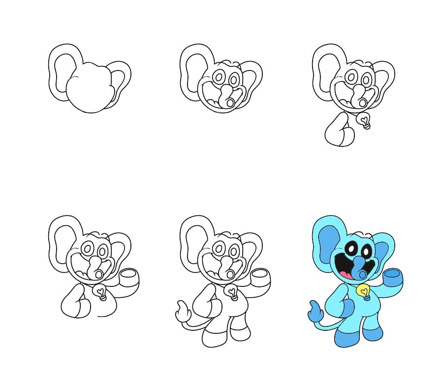 Bubba Bubbaphant Smiling Critters Drawing Ideas