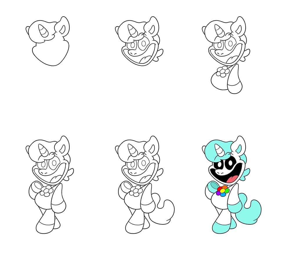 Smiling Critters Drawing Ideas