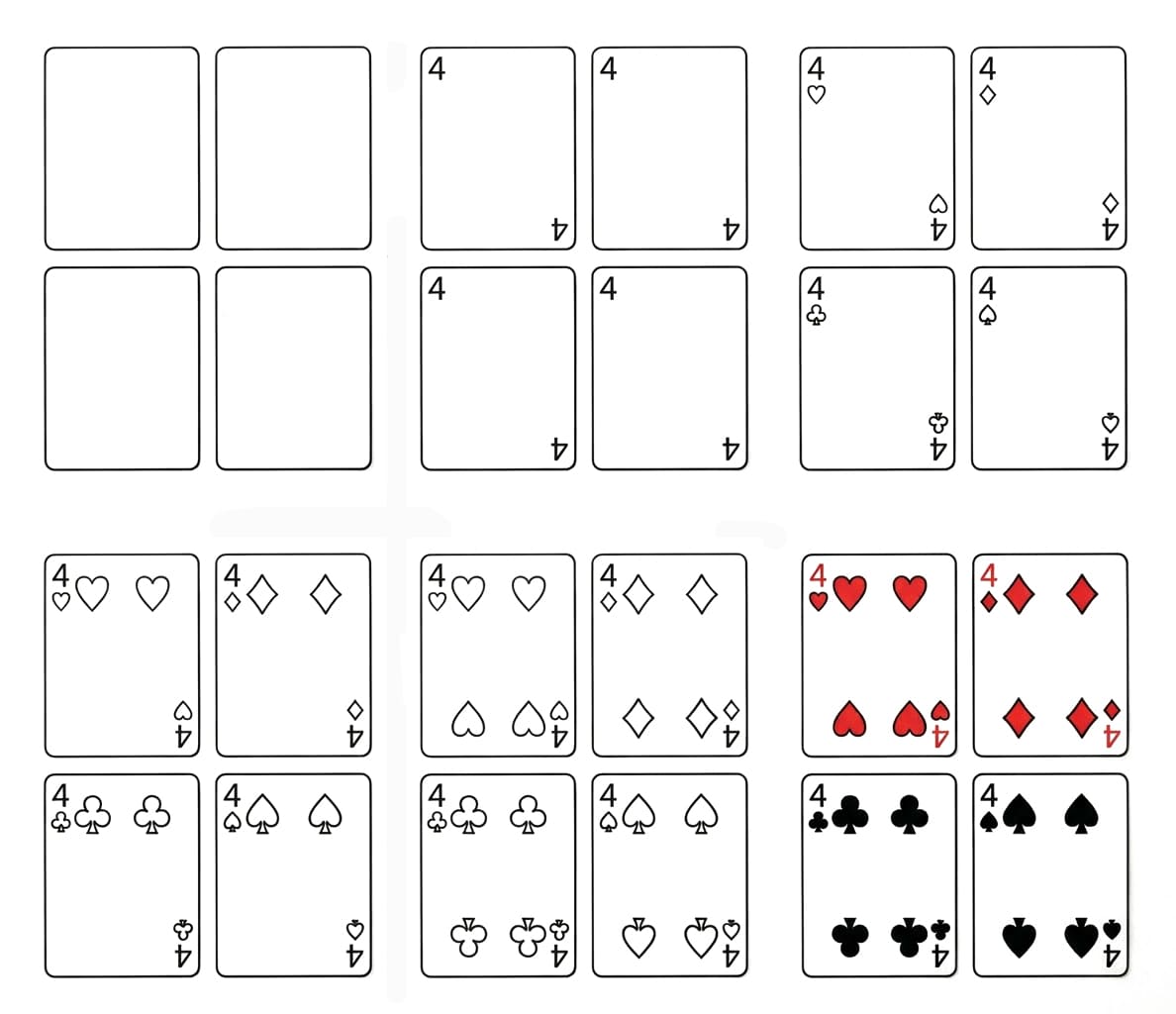 Four Fours Drawing Ideas