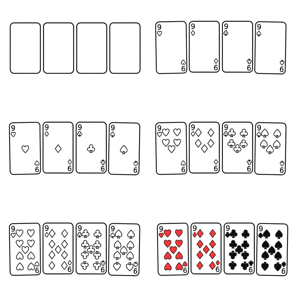 Four Nines Drawing Ideas