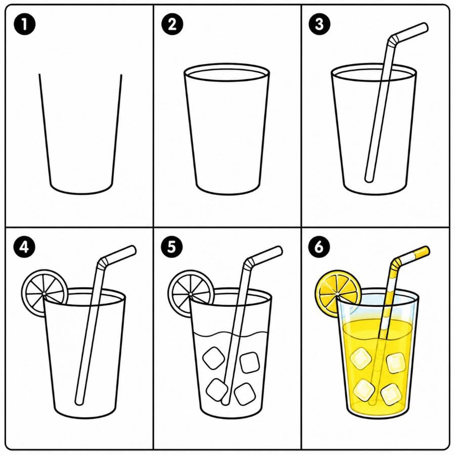 Fresh Lemonade Drawing Ideas