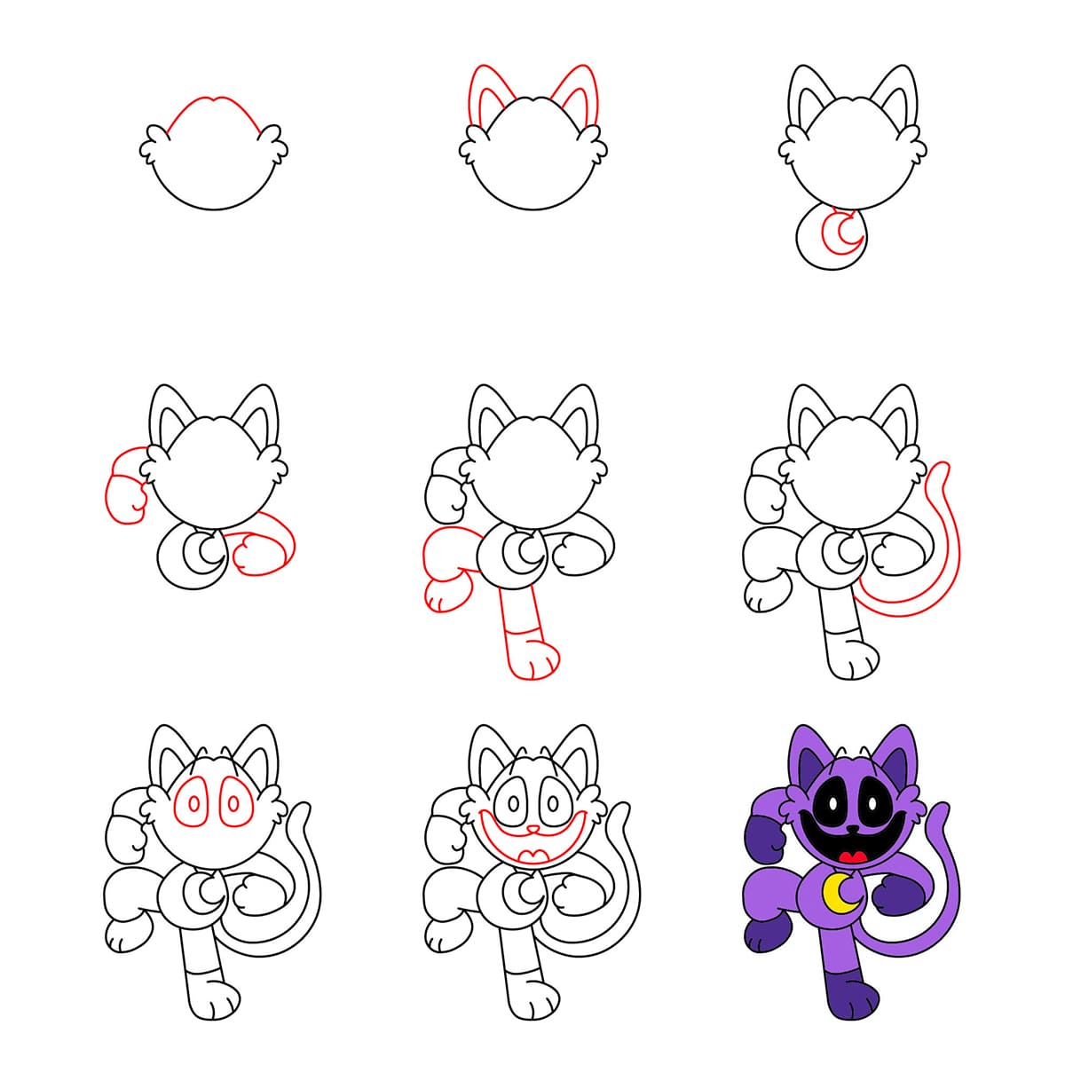 Funny Catnap Drawing Ideas
