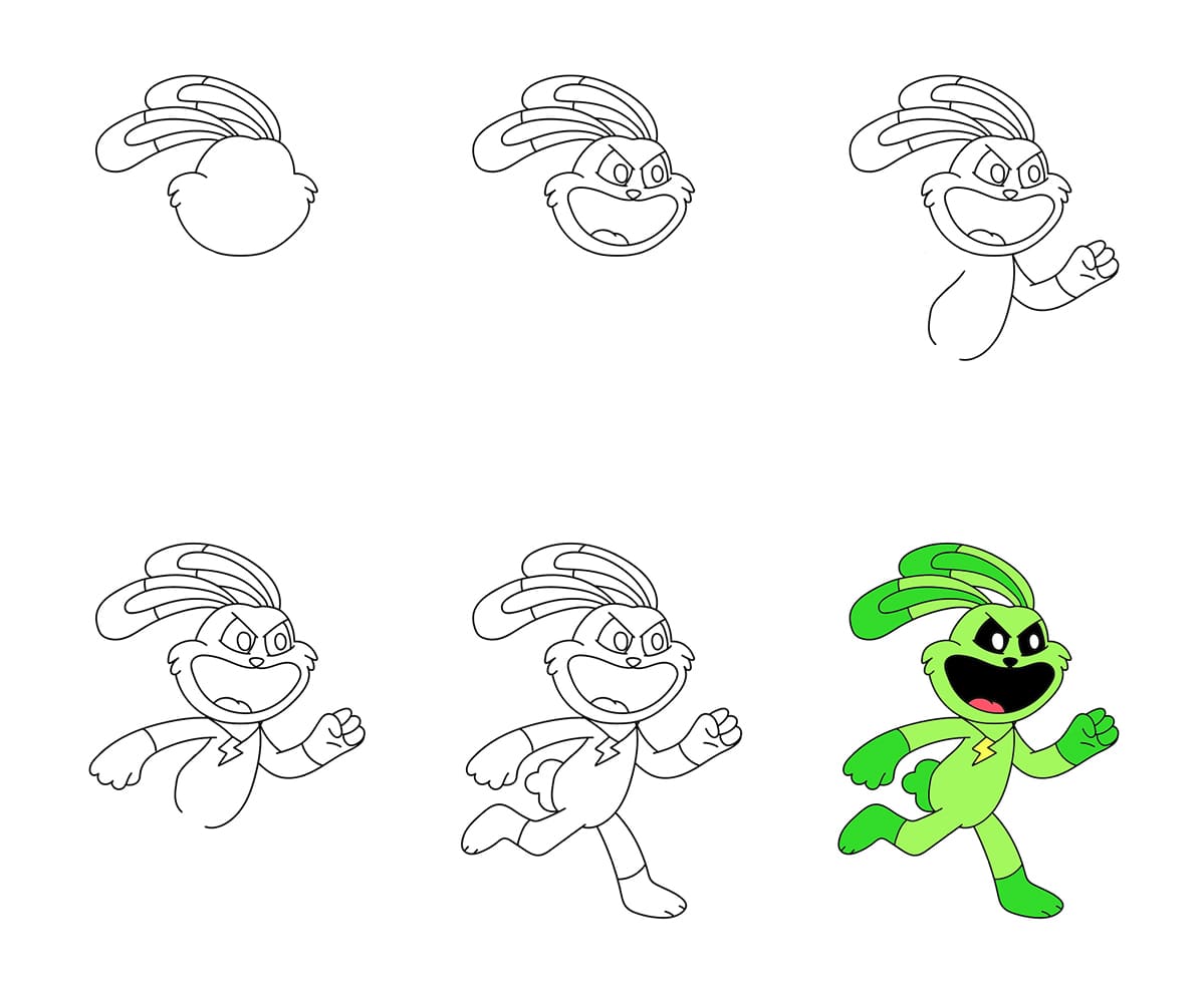 Hoppy Hopscotch Smiling Critters Drawing Ideas
