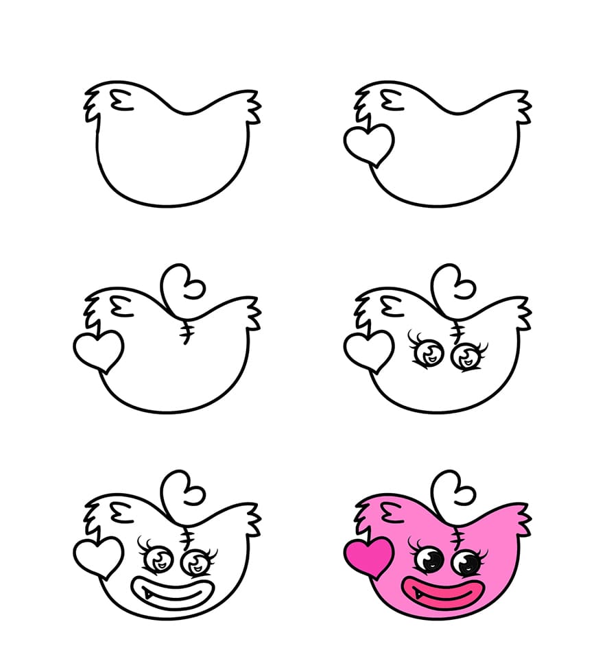 Kissy Missy Portrait Drawing Ideas