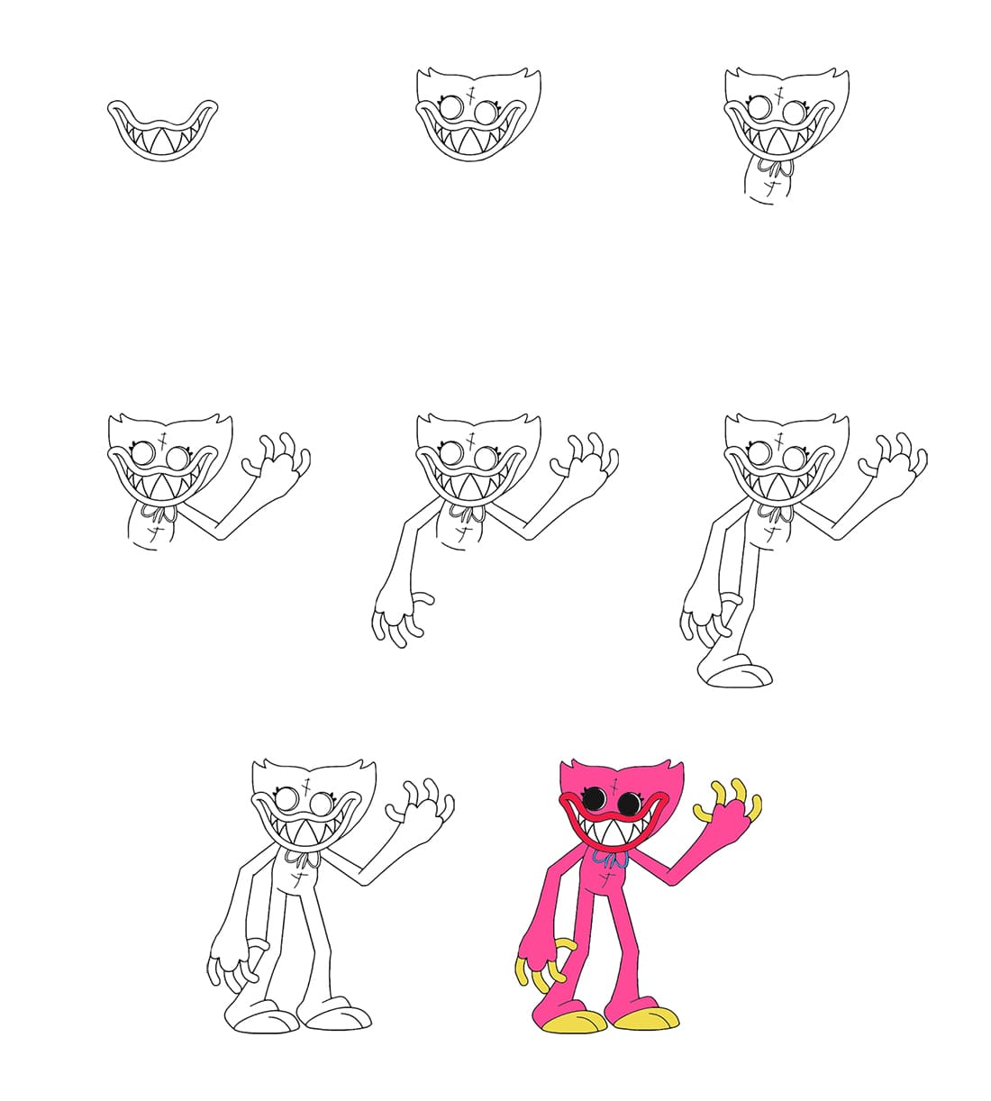 Scary Kissy Missy Drawing Ideas