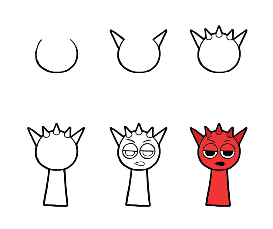Annoying Raddy Sprunki Incredibox Drawing Ideas