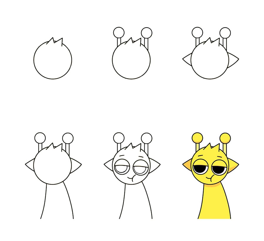 Cute Simon Sprunki Incredibox Drawing Ideas