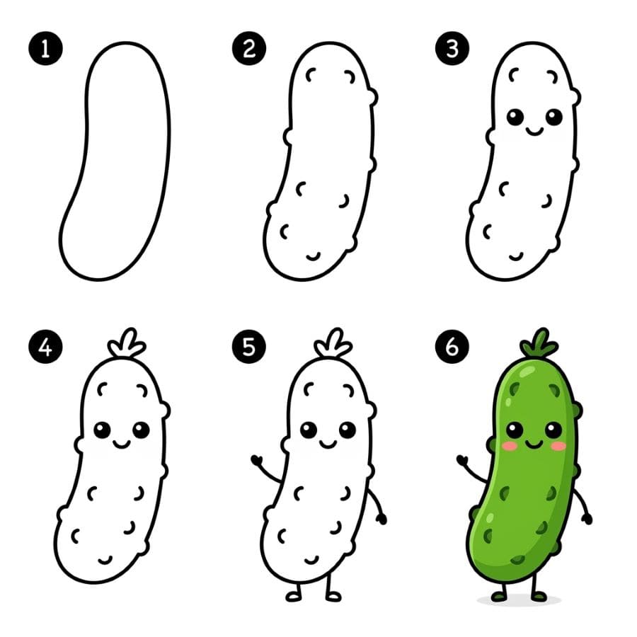 Pickle Drawing Ideas