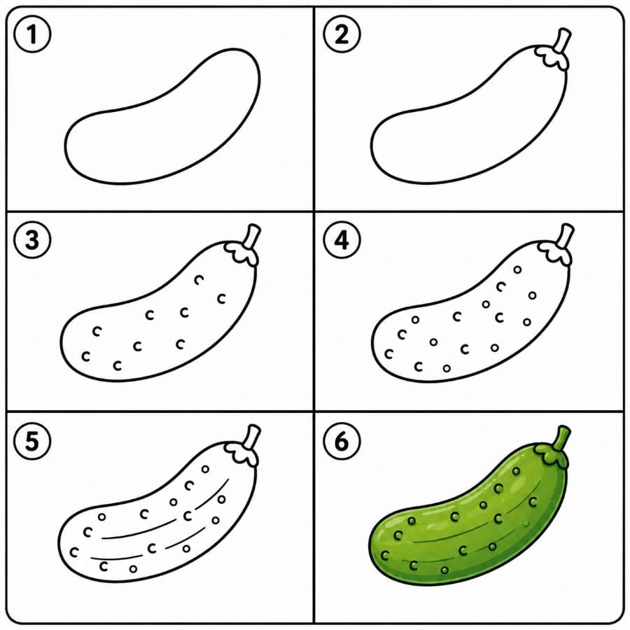 Fresh pickle Drawing Ideas