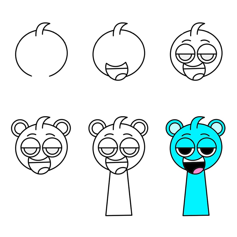 Funny Sky Sprunki Incredibox Drawing Ideas