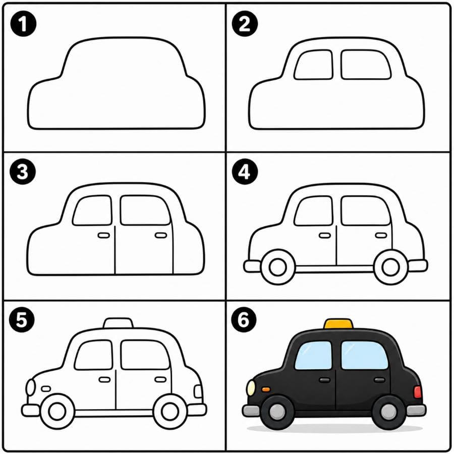 London taxi Drawing Ideas