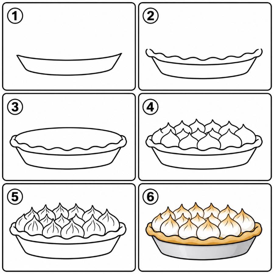 Pie Drawing Ideas