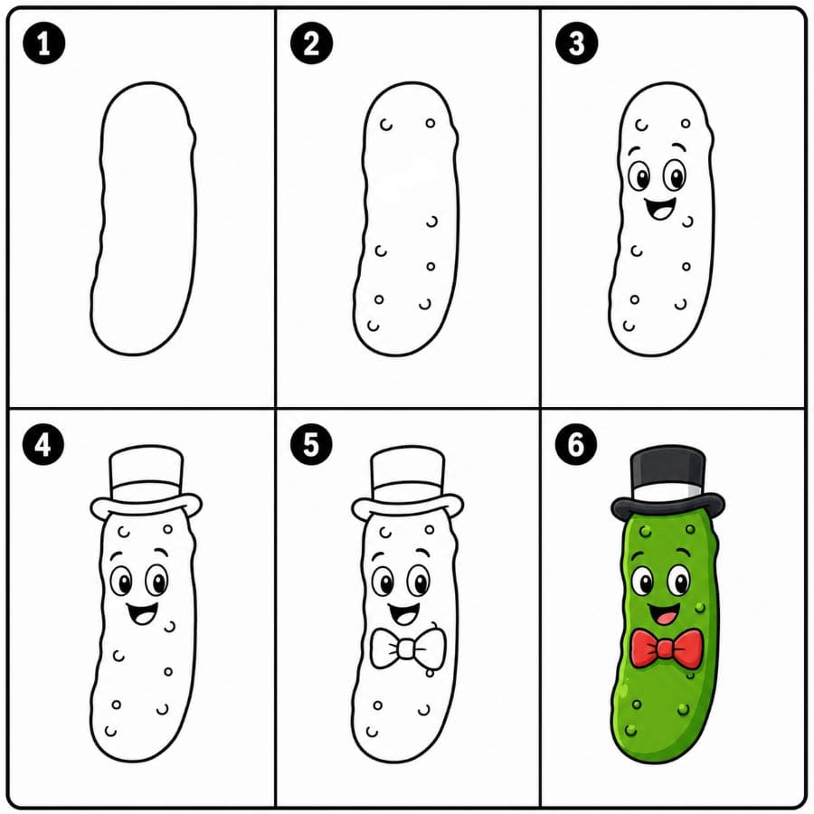 Mr. Pickle Drawing Ideas