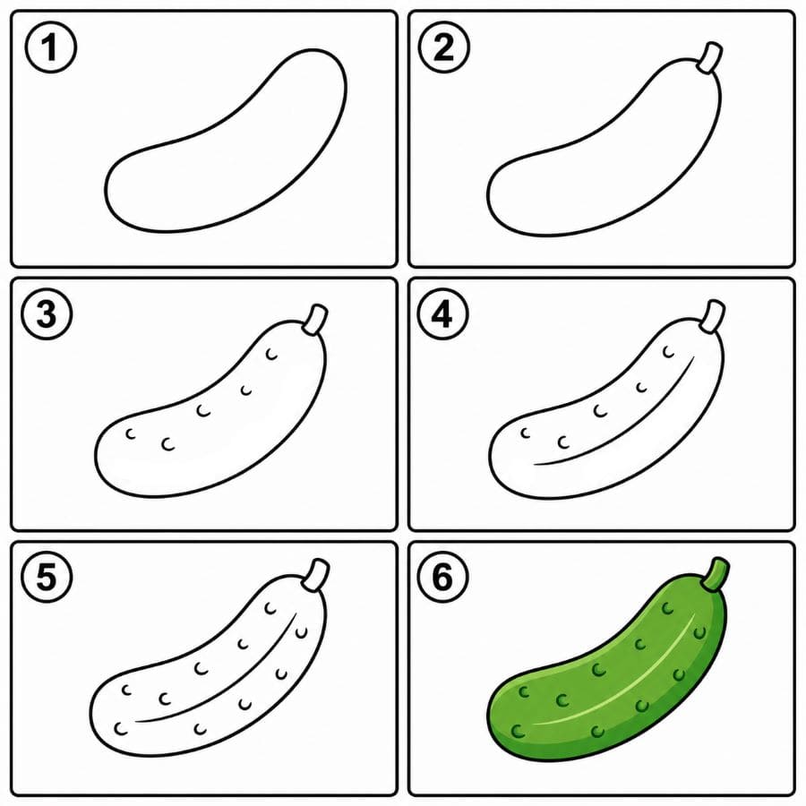 Natural pickle Drawing Ideas