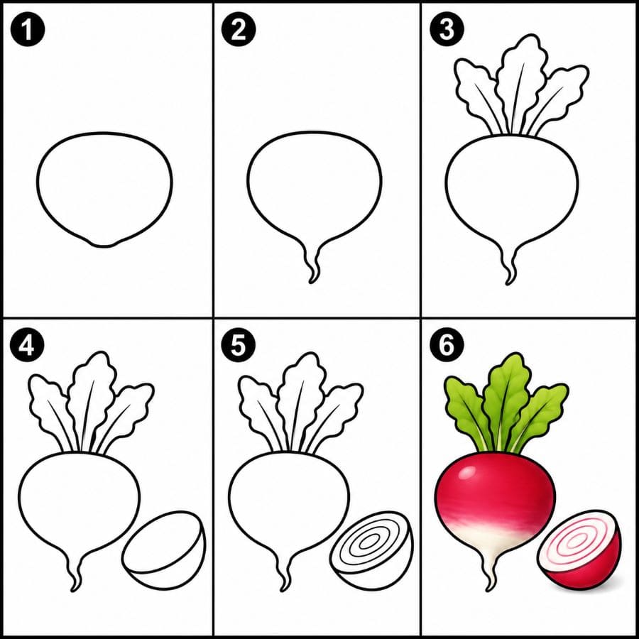Organic turnip Drawing Ideas