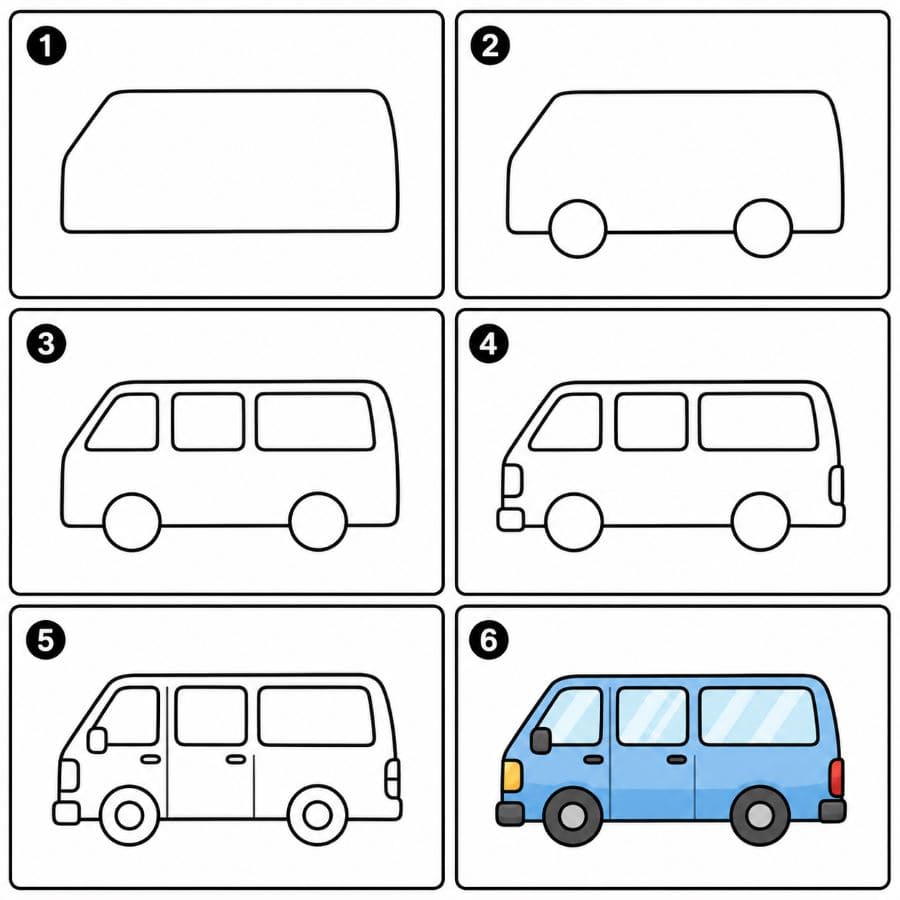 Van Drawing Ideas