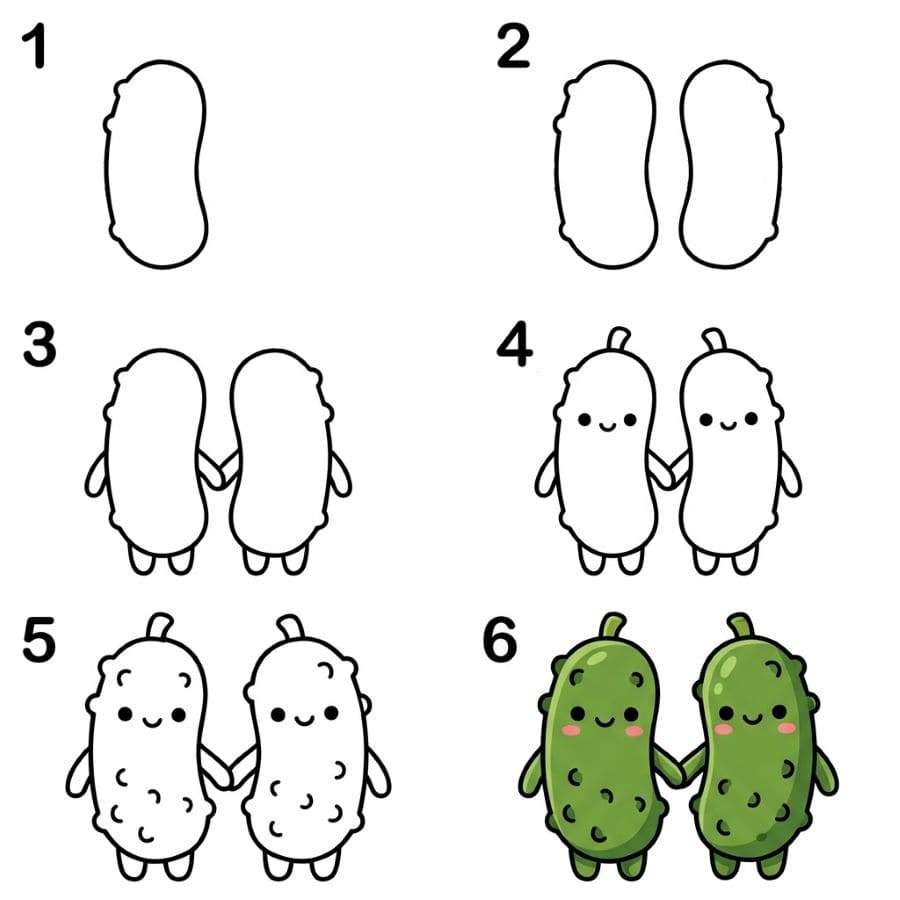 Pickle friends Drawing Ideas