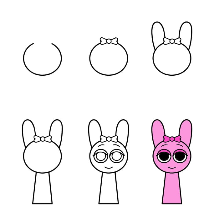 Pinki Sprunki Incredibox Drawing Ideas