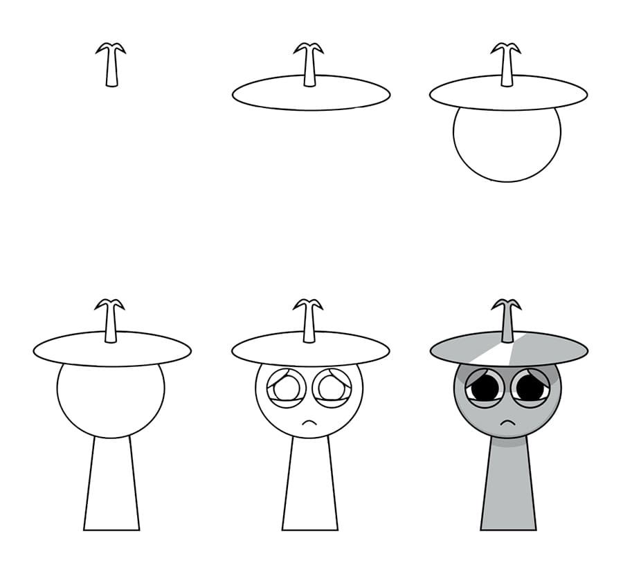Sad Clukr Sprunki Incredibox Drawing Ideas