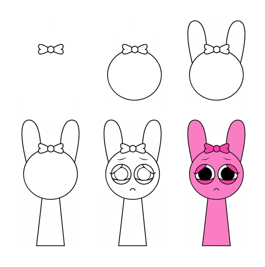 Sad Pinki Sprunki Incredibox Drawing Ideas
