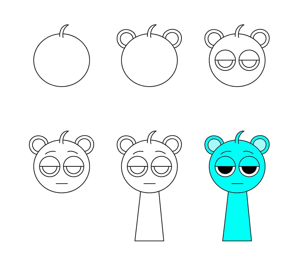 Sky Sprunki Incredibox Drawing Ideas