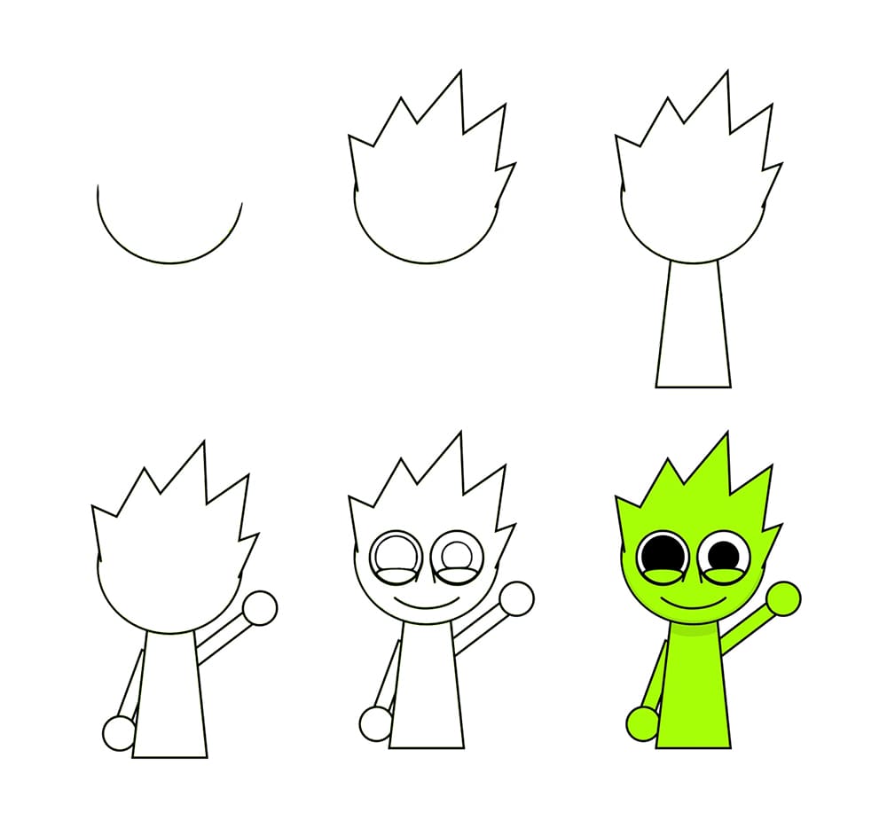 Smiling Owakcx Sprunki Incredibox Drawing Ideas