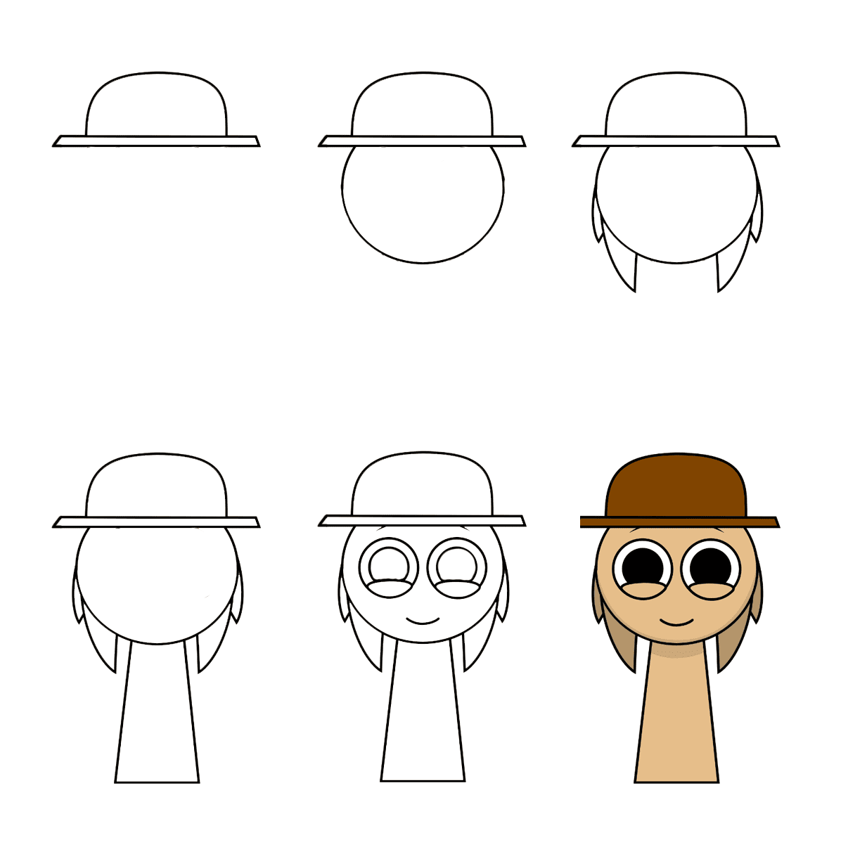 Smiling Tunner Sprunki Incredibox Drawing Ideas