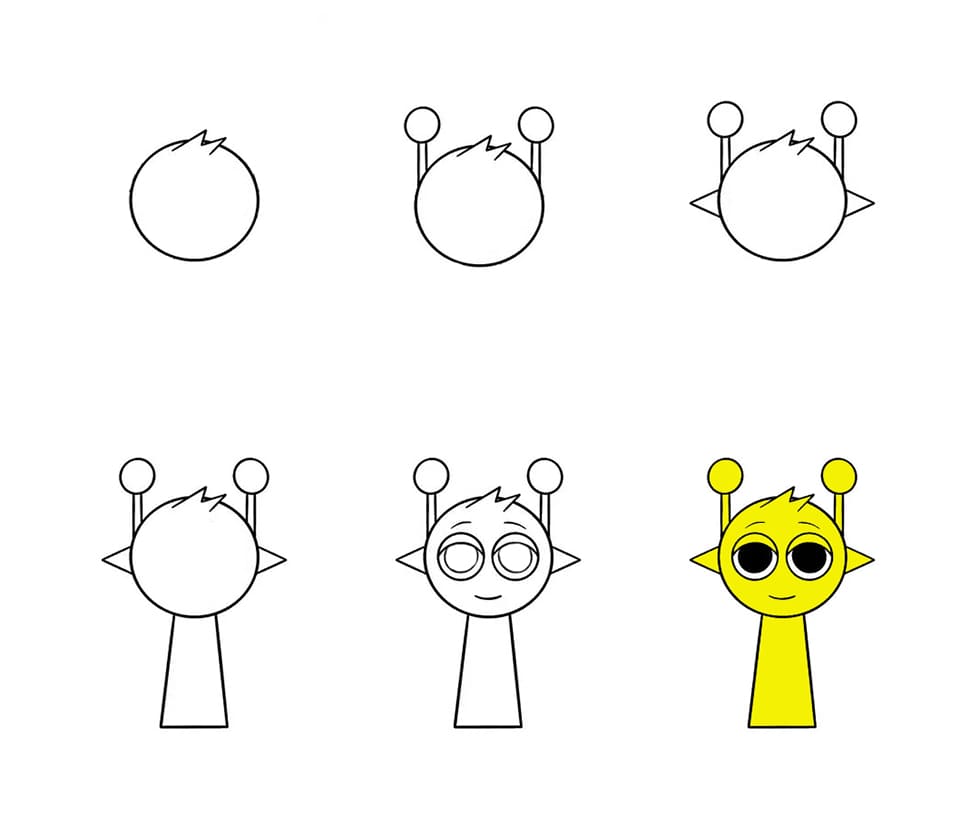 Bored Simon Sprunki Incredibox Drawing Ideas