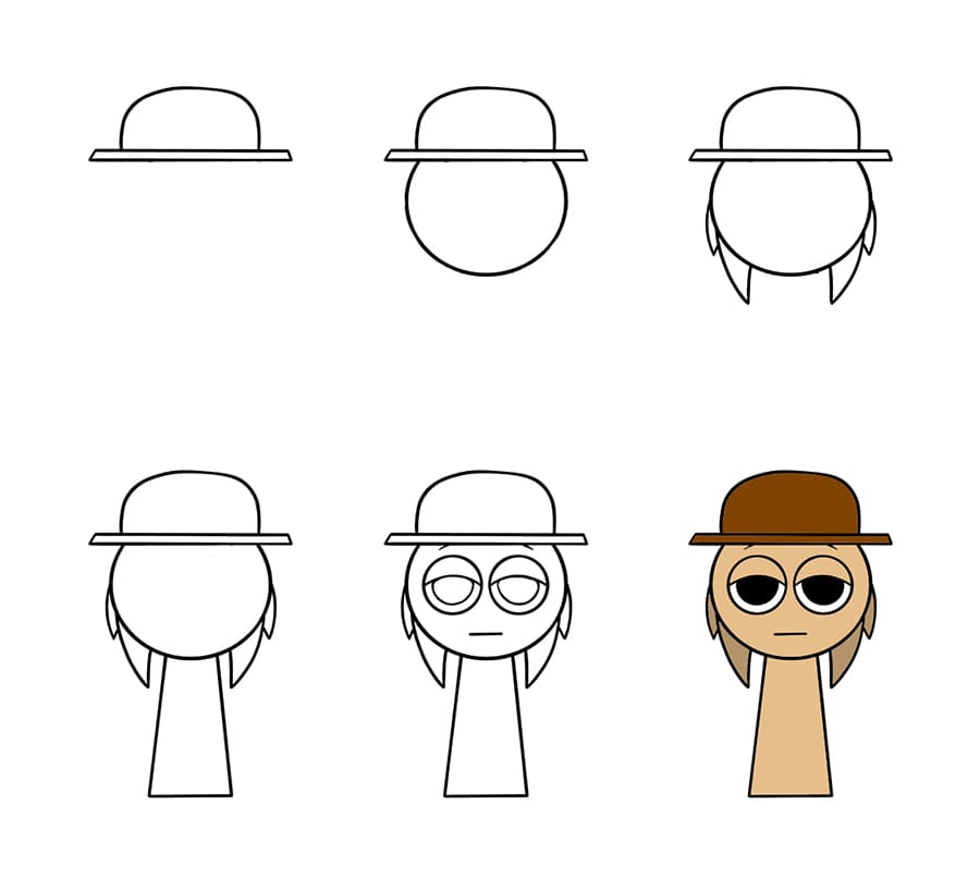 Tunner Character Sprunki Incredibox Drawing Ideas