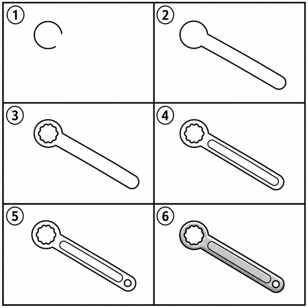 Box end wrench Drawing Ideas