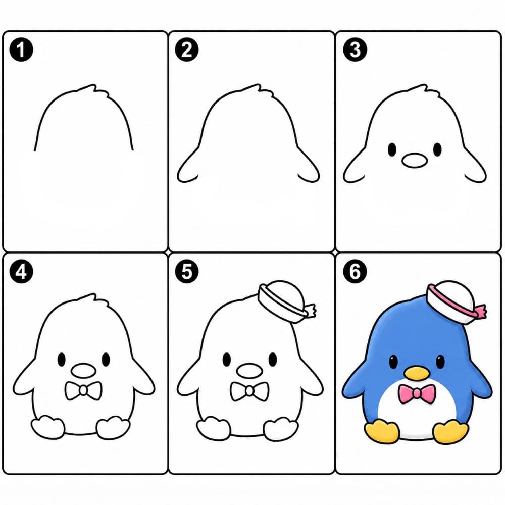 Cute Tuxedo Sam Drawing Ideas