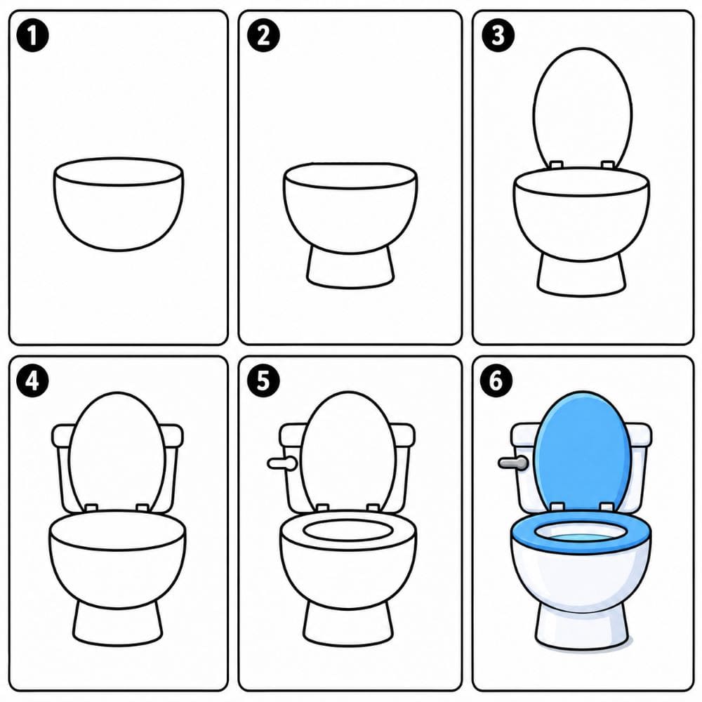 Hygiene toilet Drawing Ideas