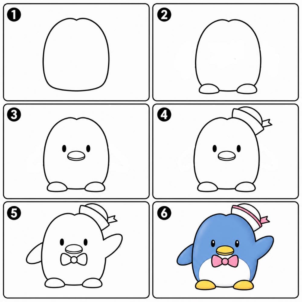 Tuxedo Sam standing in a classy pose Drawing Ideas