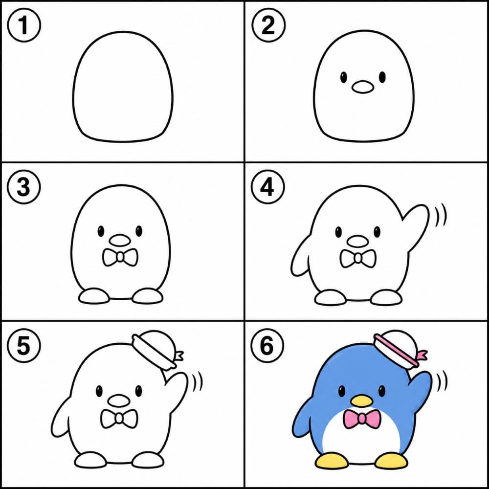 Tuxedo Sam Drawing Ideas