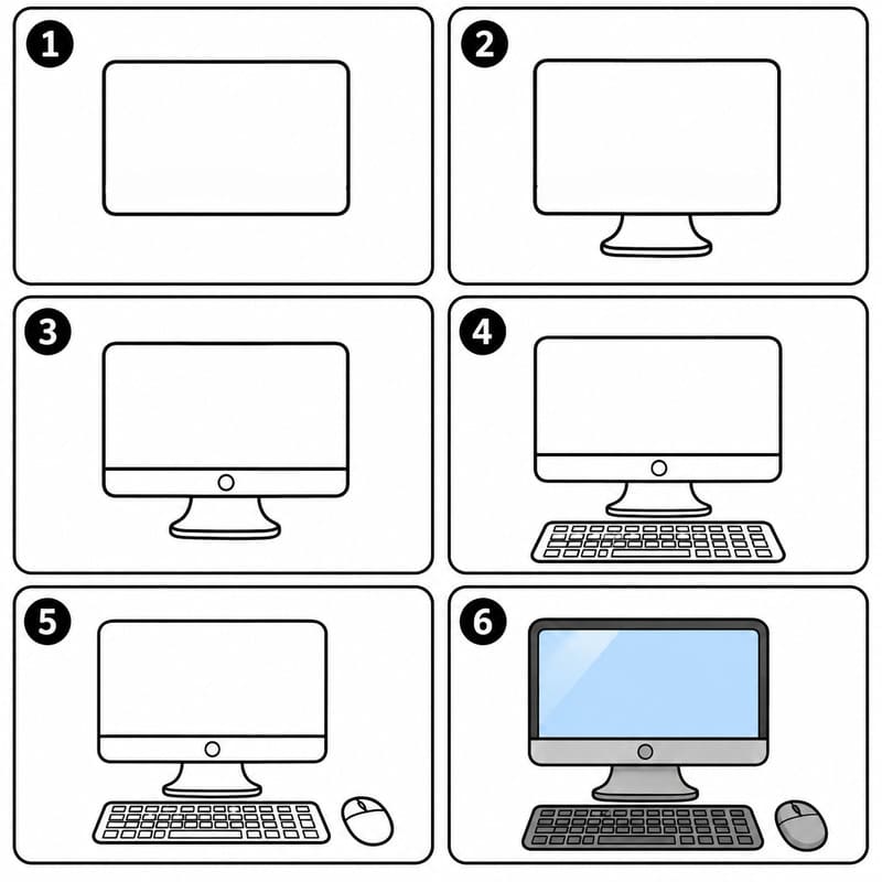 All-in-One Computer Drawing Ideas