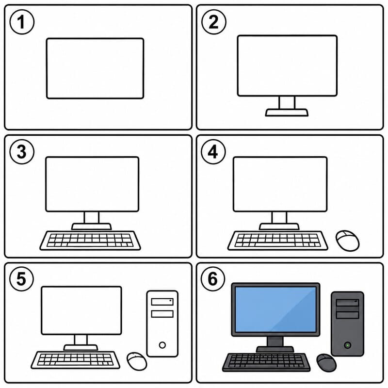 Computer Drawing Ideas