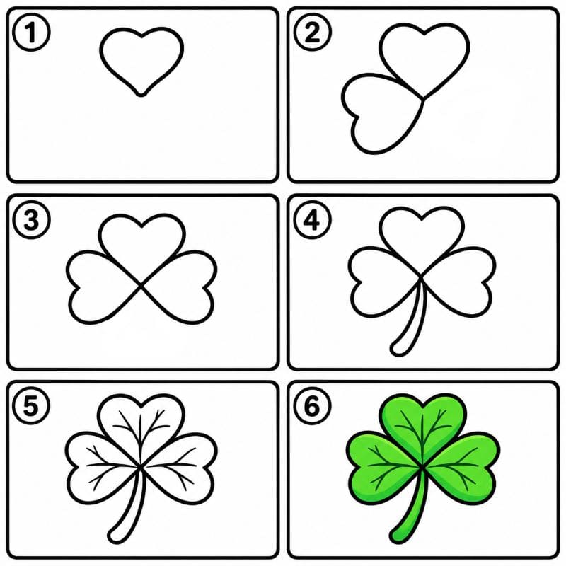 Shamrock Drawing Ideas