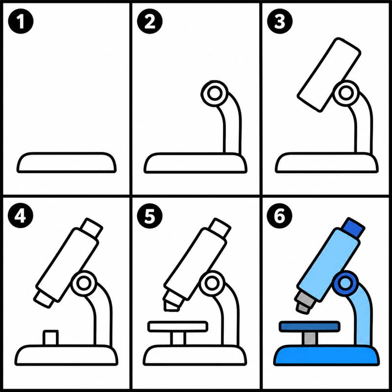 Mini microscope Drawing Ideas