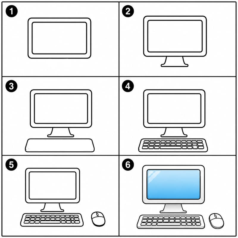 Minimalist Computer Drawing Ideas
